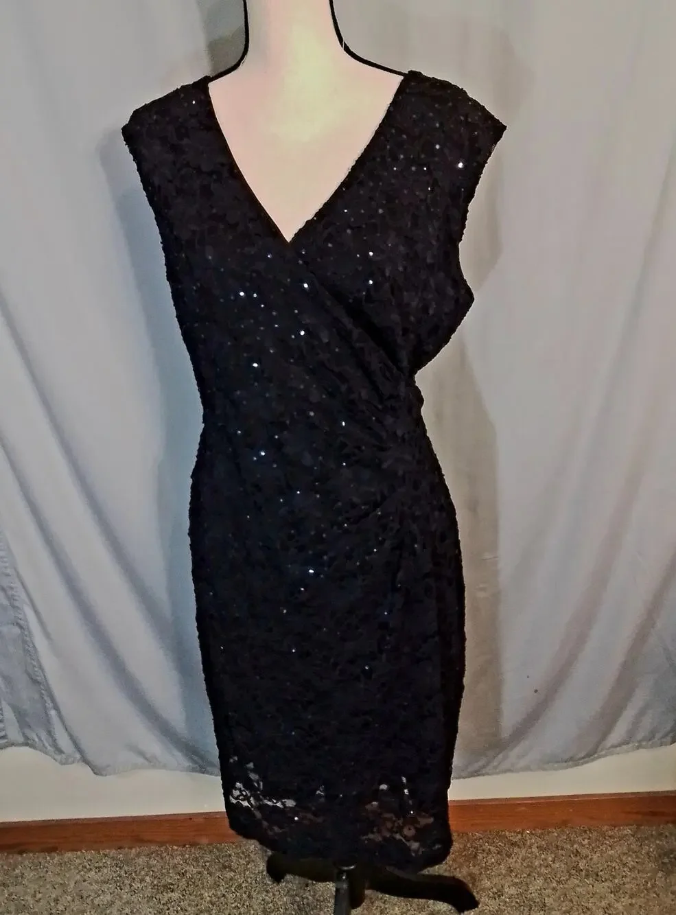 Dress Barn navy cocktail dress